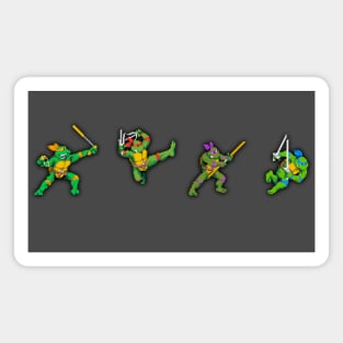 Retro Karate Terrapins v.2 Magnet